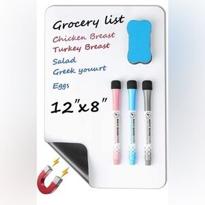 Magnetic Dry Erase Board Sheet with accessories- New in Box
